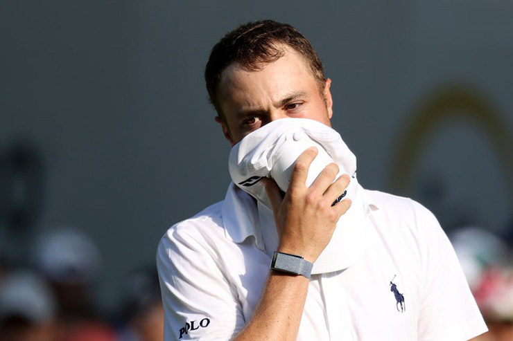 Justin Thomas says he played home run derby in Tiger Woods’ house—and it didn’t end well