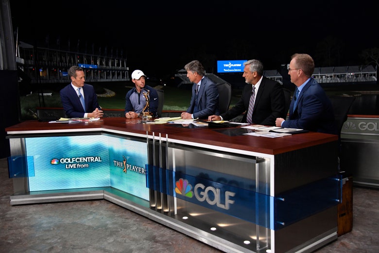 Broadcast roundtable fodder: Rory’s prospects for monster finish, Tiger’s health and a surreal Masters weekend