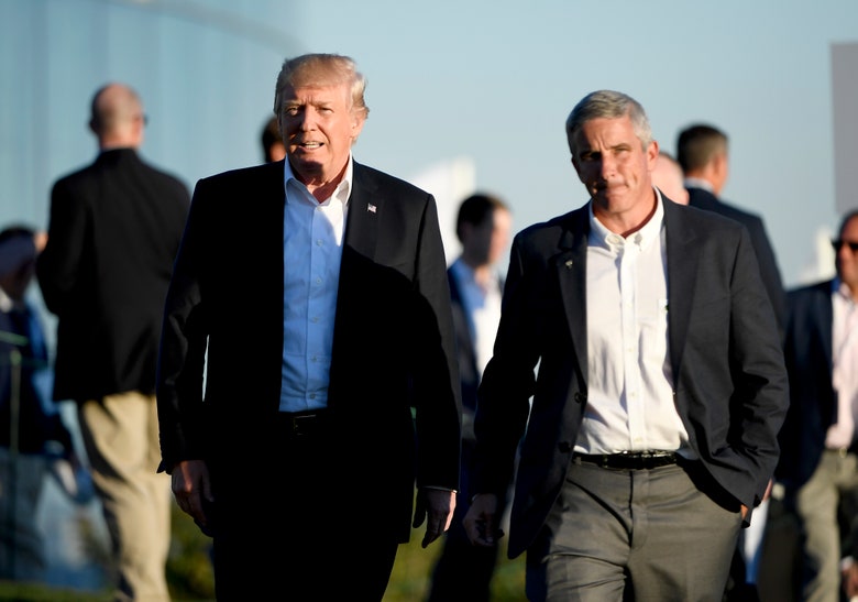 President Trump wants stadium and arena sports going by September, but what does that mean for golf?