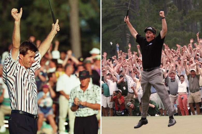 Who had the better career, Nick Faldo or Phil Mickelson?