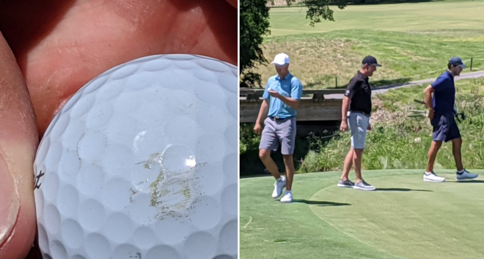 Jordan Spieth just got the worst bounce of the year while playing in a charity event