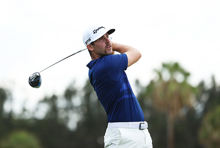 Watch Matthew Wolff dominate both long drive holes during the TaylorMade Driving Relief