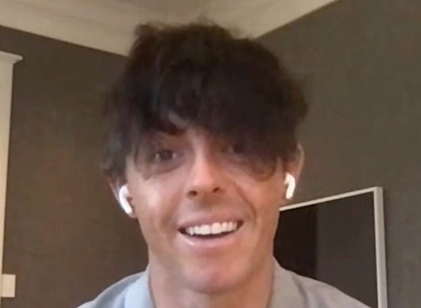 Rory McIlroy won’t let his wife cut his hair, is starting to look like a wild animal