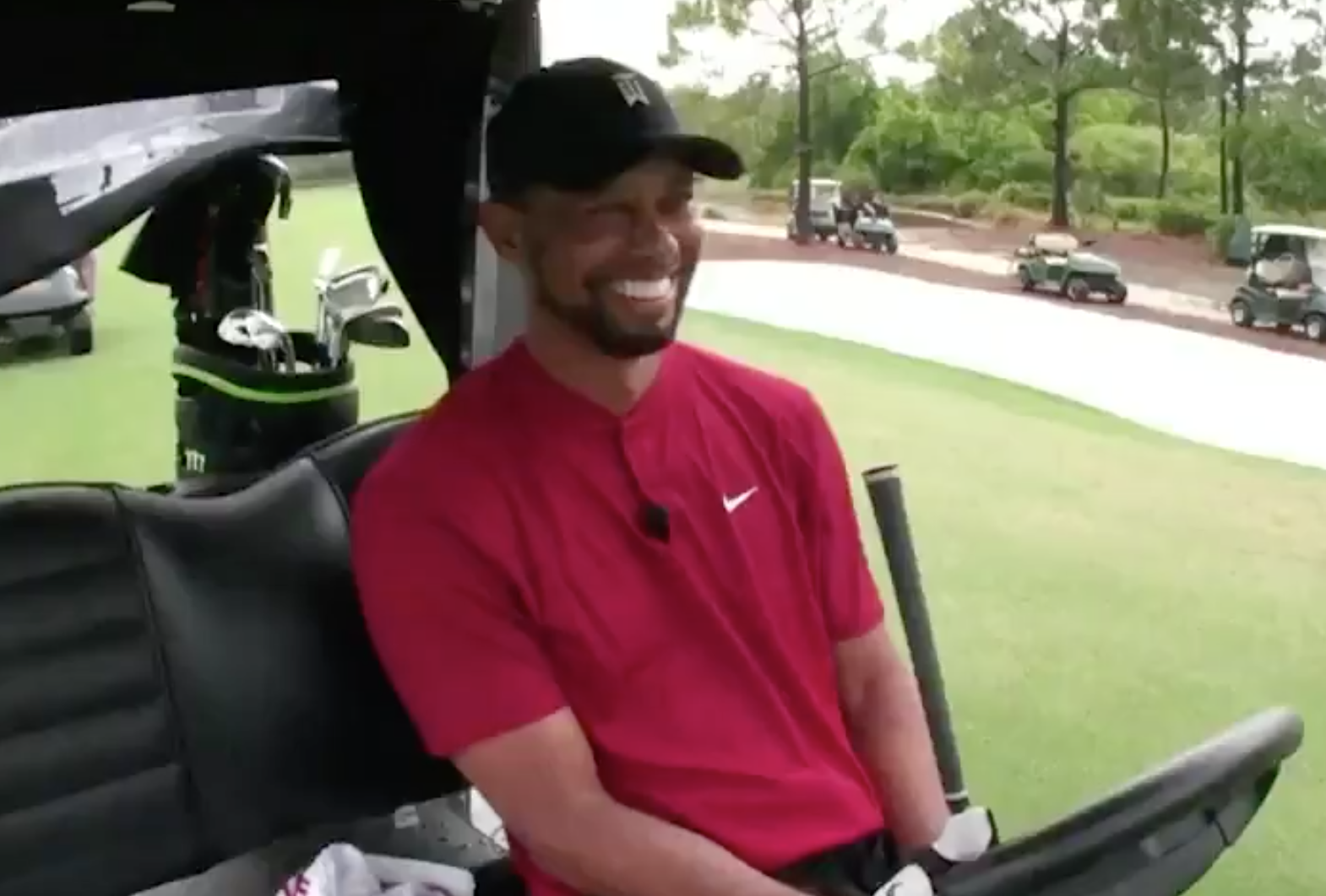 Tiger Woods hit Phil Mickelson with the best jab of The Match