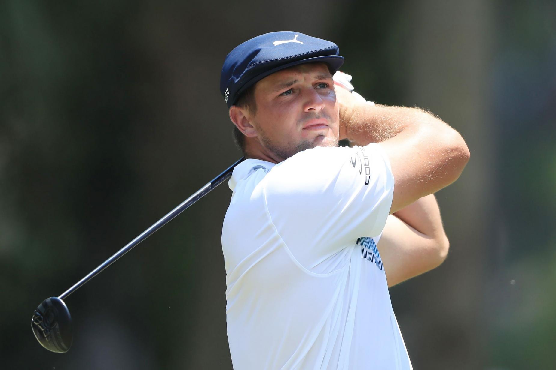 Bryson DeChambeau cleared the water on a 420-yard hole Tuesday at the Travelers Championship