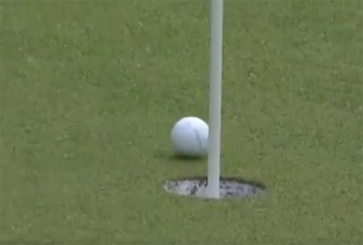 You won’t believe how close this PGA Tour pro came to making a par-4 hole-in-one during a practice round