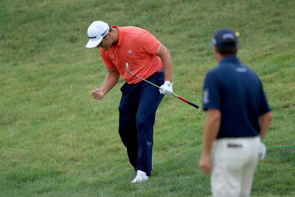 Why Jon Rahm wound up getting a two-stroke penalty for the best shot of his career