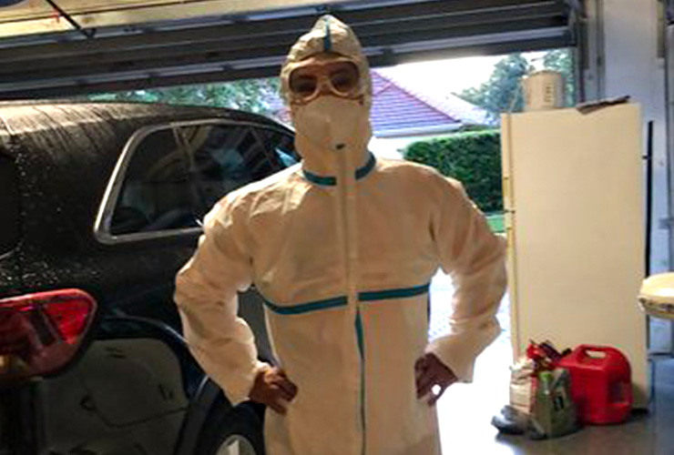 LPGA star takes COVID-19 travel precautions to a whole new level