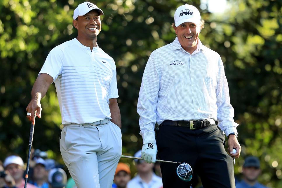 Tiger Woods: ‘No reason’ Phil Mickelson can’t win every week on Champions