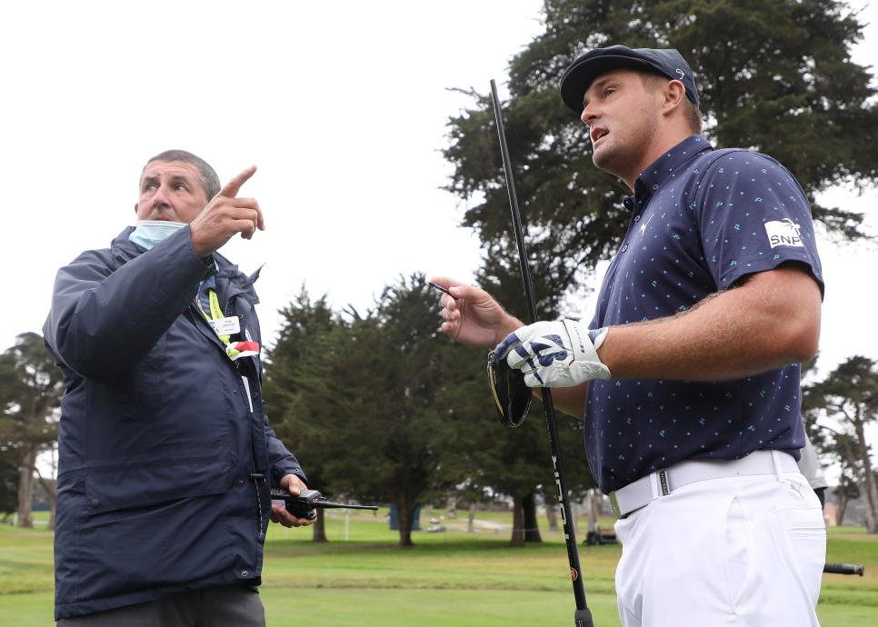 Bryson abandons all-driver attack, and Adam Scott takes a smiling shot at him