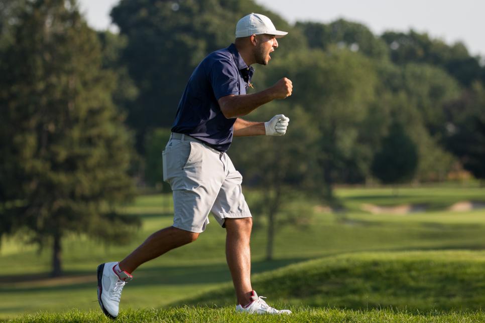Watch the incredible walk-off eagle chip-in that won this N.J. amateur the MGA’s Ike Championship