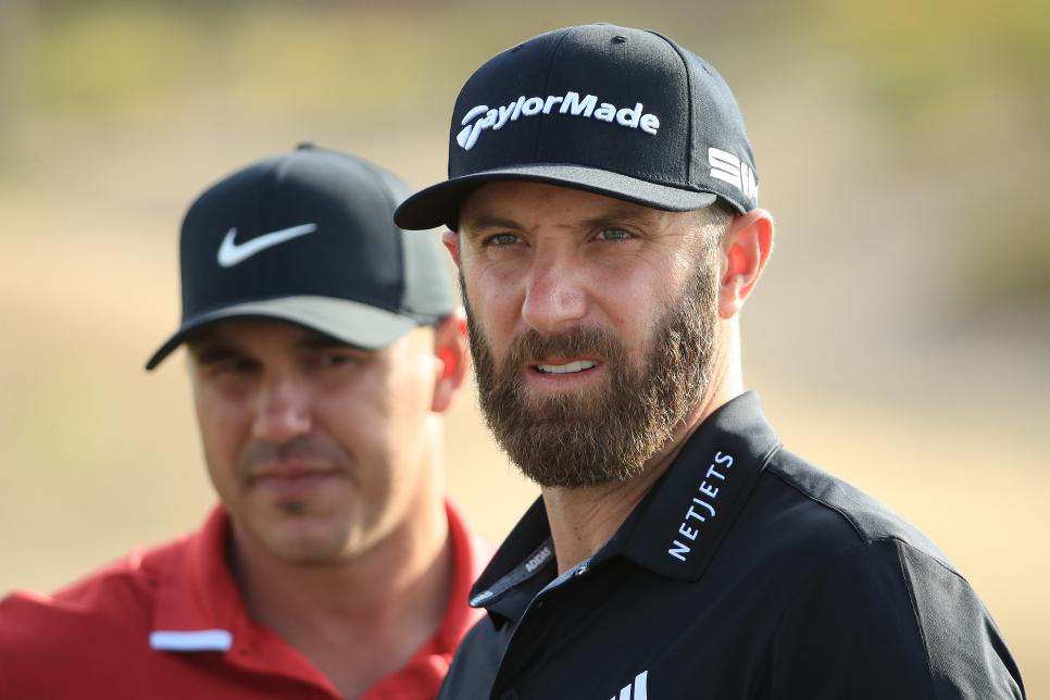 Dustin Johnson on Brooks Koepka’s major trash-talk: ‘He can think whatever he wants’