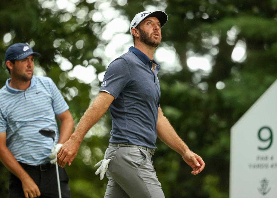 DJ backs up one great round with another in building big Northern Trust lead