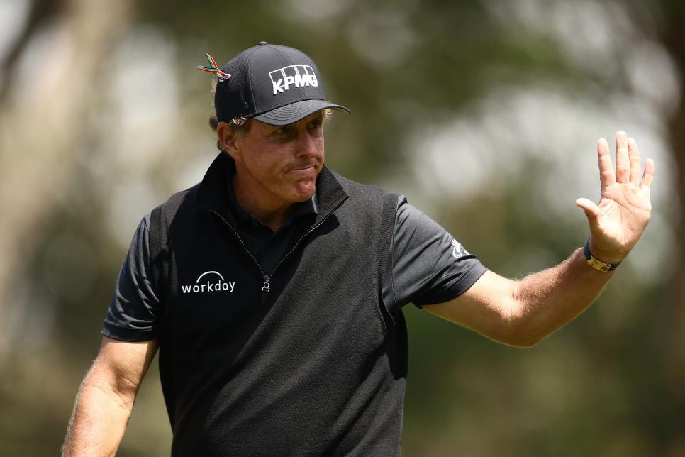 Phil Mickelson talks tough competition and hitting ‘bombs’ for PGA Tour Champions debut