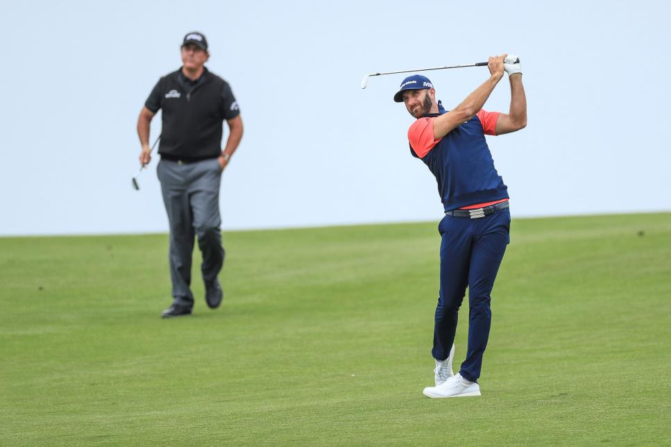 Dustin Johnson and Phil Mickelson’s careers through their first 13 years as pros are frighteningly similar