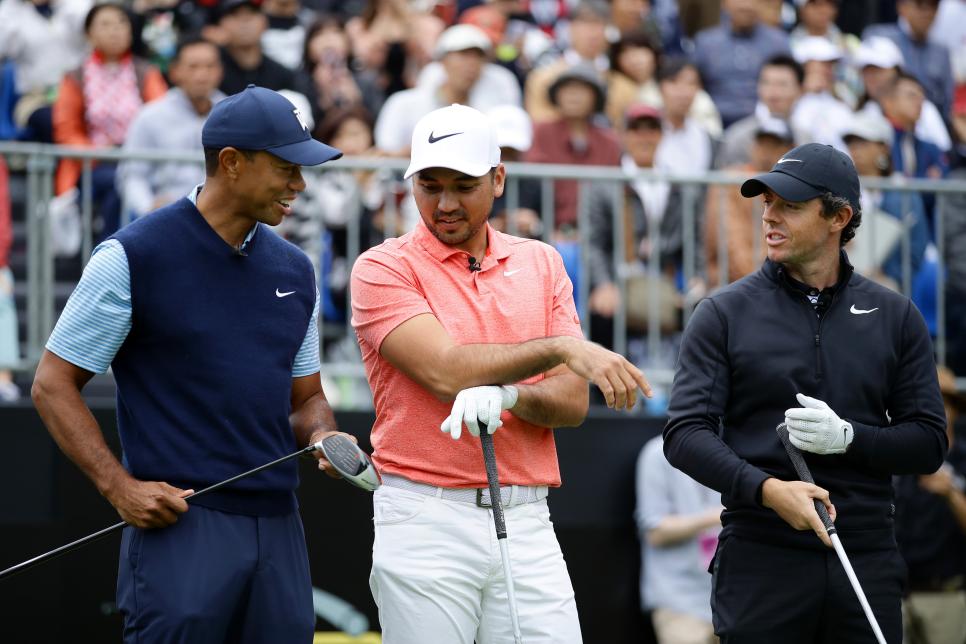 After splitting with his long-time coach, Jason Day has turned to. . . Tiger Woods?