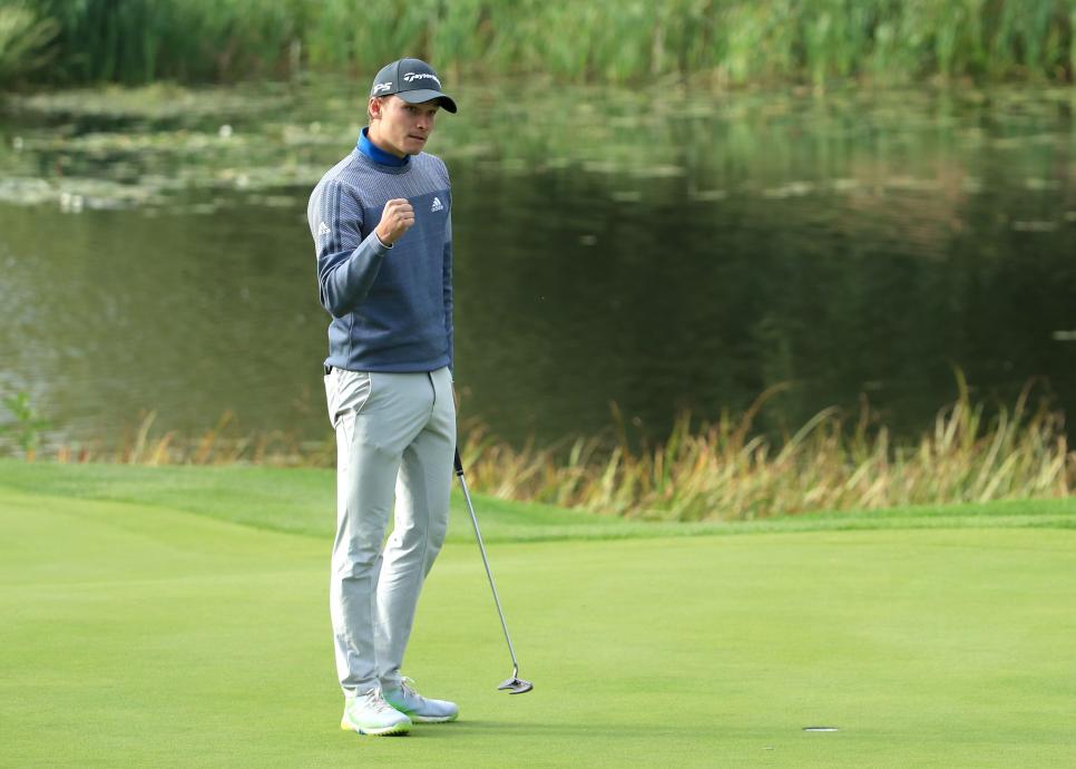 Rasmus Hojgaard wins second European Tour title in just his 10th start