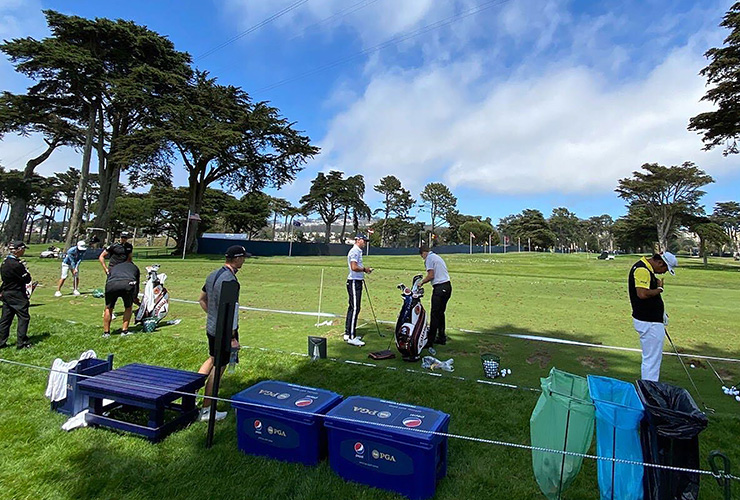 Inside a major championship bubble