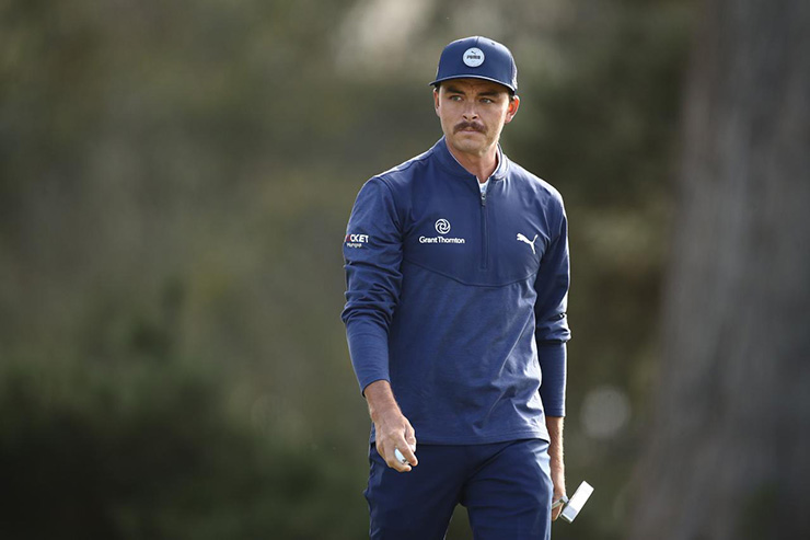 Rickie Fowler might miss the cut because he missed this six-inch (!!) tap-in