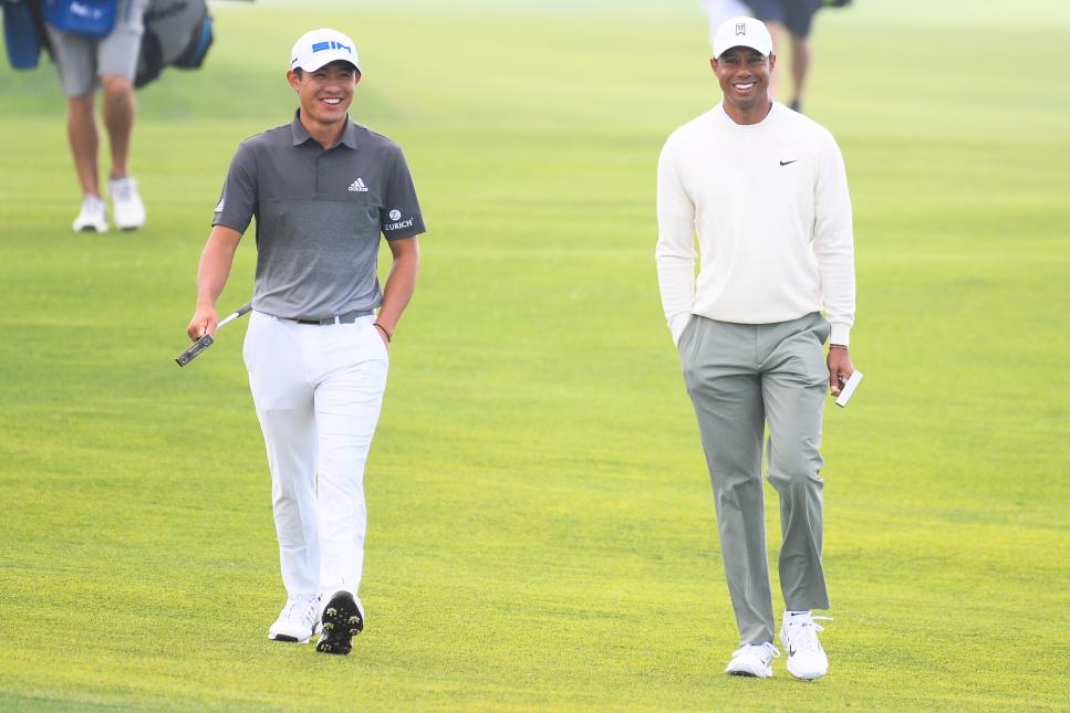Collin Morikawa is brutally honest on what separates Tiger Woods from everyone else