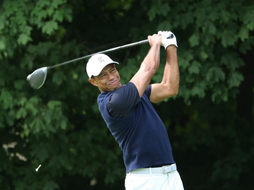 Tiger Woods’ first round plays in three acts, and last one was a real downer