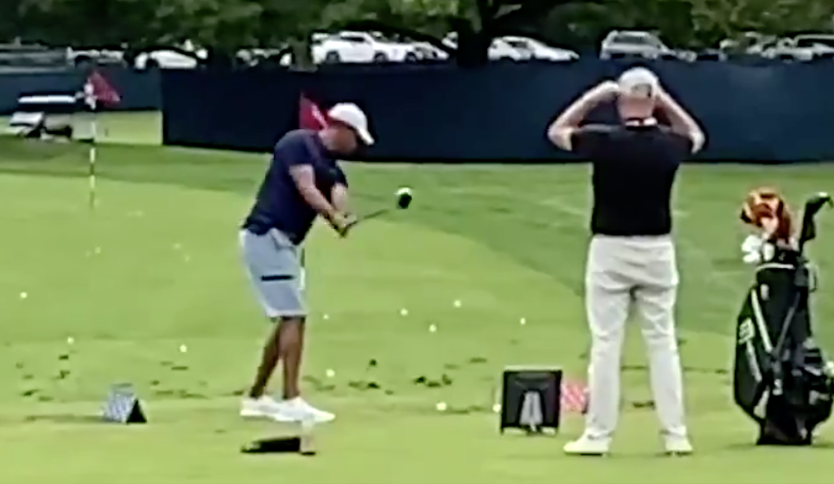 Tiger Woods arrives early at Winged Foot, plays Sunday practice round