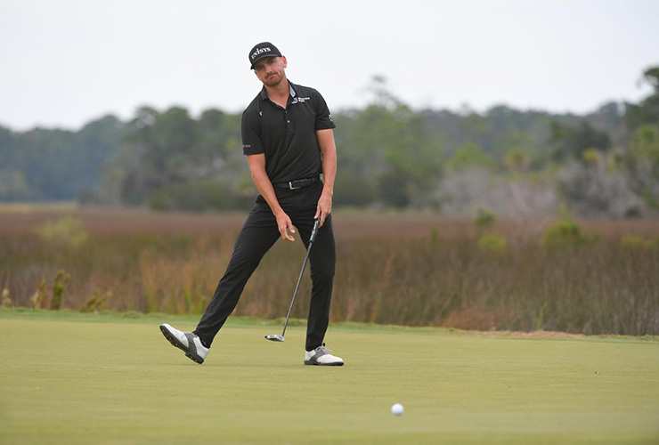 Tour pro has to delay start of wedding week when he nearly wins tournament