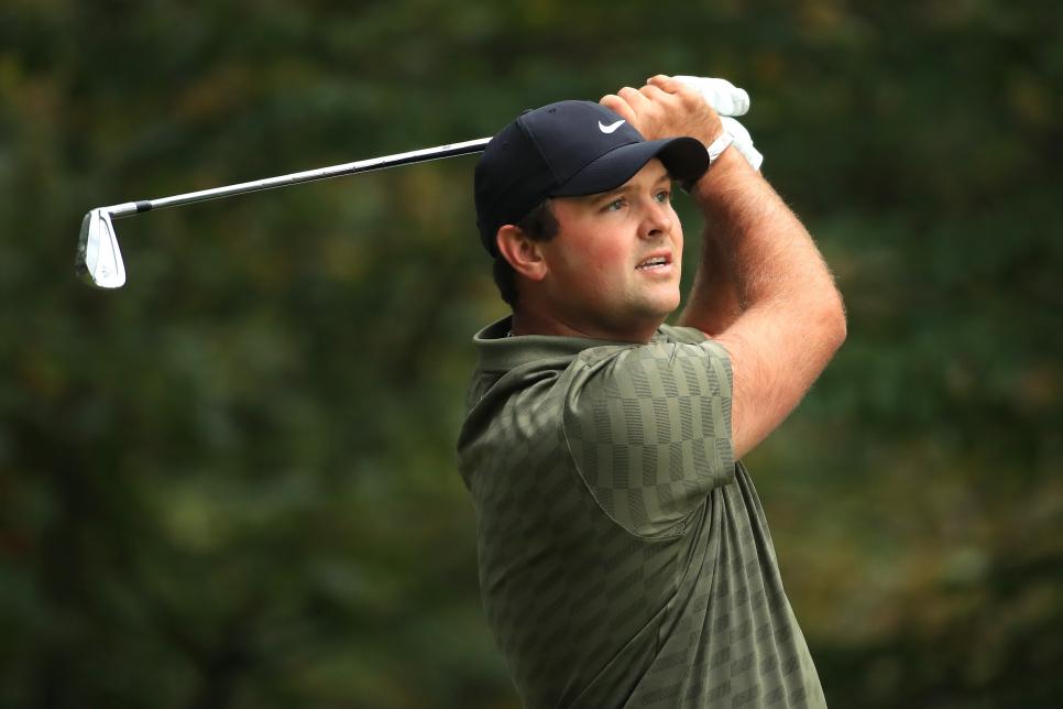 Patrick Reed, in short sleeves, posts a 68 on ‘a nice summer day’ that was anything but