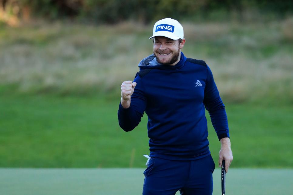 Tyrrell Hatton handles his nerves, takes next step in his career with four-shot win at the BMW PGA Championship