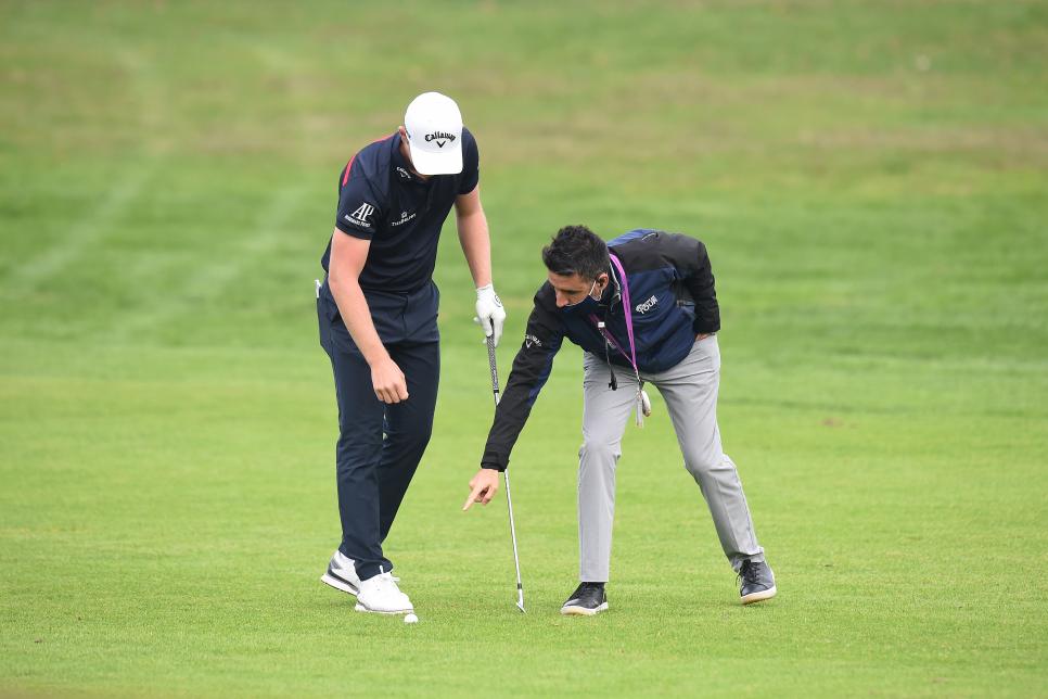 Odd local rule comes into play after Matt Wallace hits powerline at Italian Open