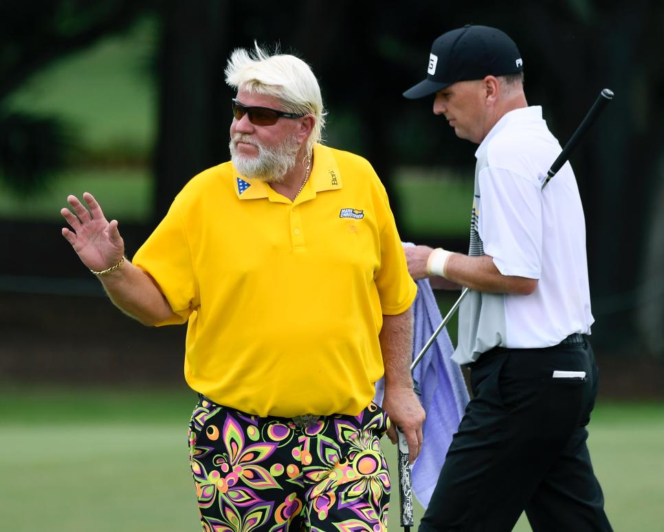 Amid his cancer battle, John Daly shoots a career low on senior tour