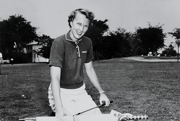 Mickey Wright has bequeathed everything in her estate, including a massive collection of artefacts, to the USGA