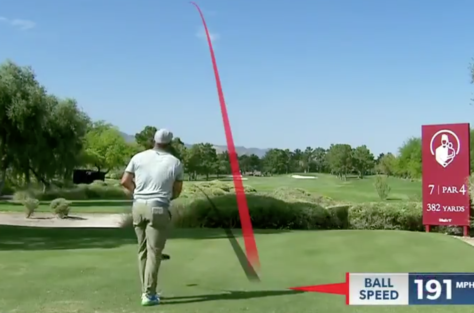 Bryson DeChambeau drove the green at a 382-yard par 4 at the Shriners, because of course he did