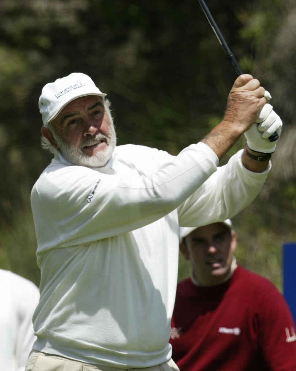 Sean Connery loved golf, but was more elusive than 007 in talking about it
