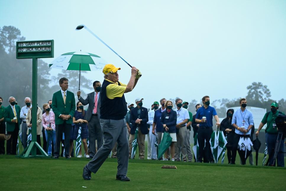 The Masters opening tee shot ceremony, even without patrons, still had all the feels