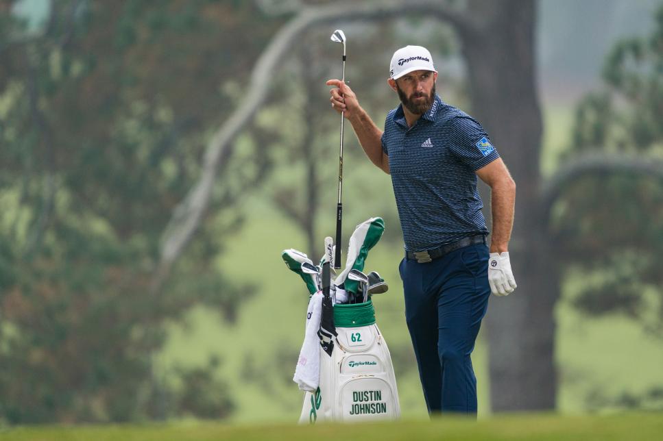 The clubs Dustin Johnson used to win at Augusta National