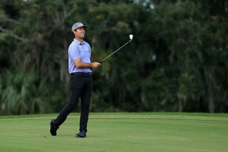Watch Robert Streb nearly hole this clutch approach shot en route to winning the RSM Classic
