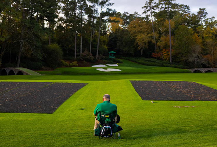 Our first look at an eerily quiet but still stunning Augusta National