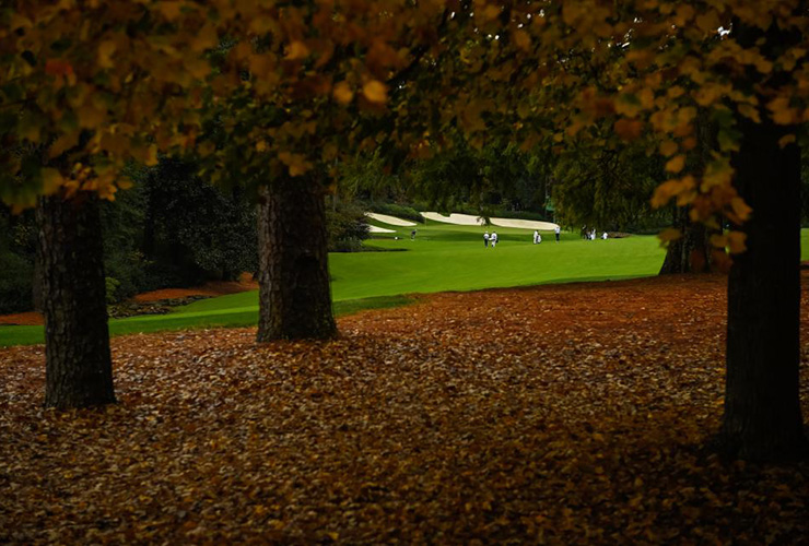 An Amen Corner unlike any other shows its fall splendor at Augusta National