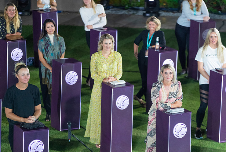 Saudi Ladies Team International – complete with ice cream station for the players – a seriously fun “antidote” to the year 2020