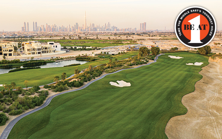 BE AT 1: Tame the 7th, stroke index 1, at Dubai Hills Golf Club