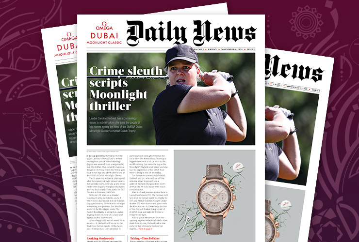 Get the Day 2 wrap of the OMEGA Dubai Moonlight Classic in your FREE Friday Daily News here