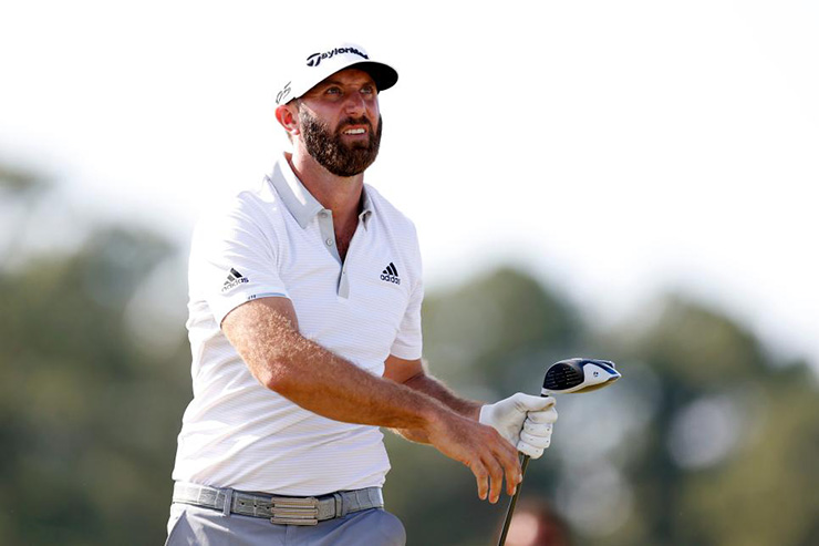 Dustin Johnson sure sounds like someone ready to slip on the green jacket next week