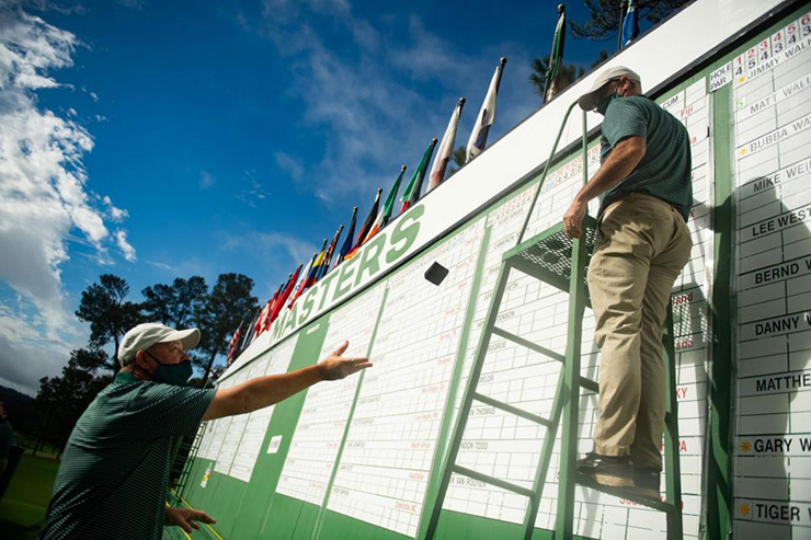 Starting times and pairings for Saturday’s third round at Augusta National