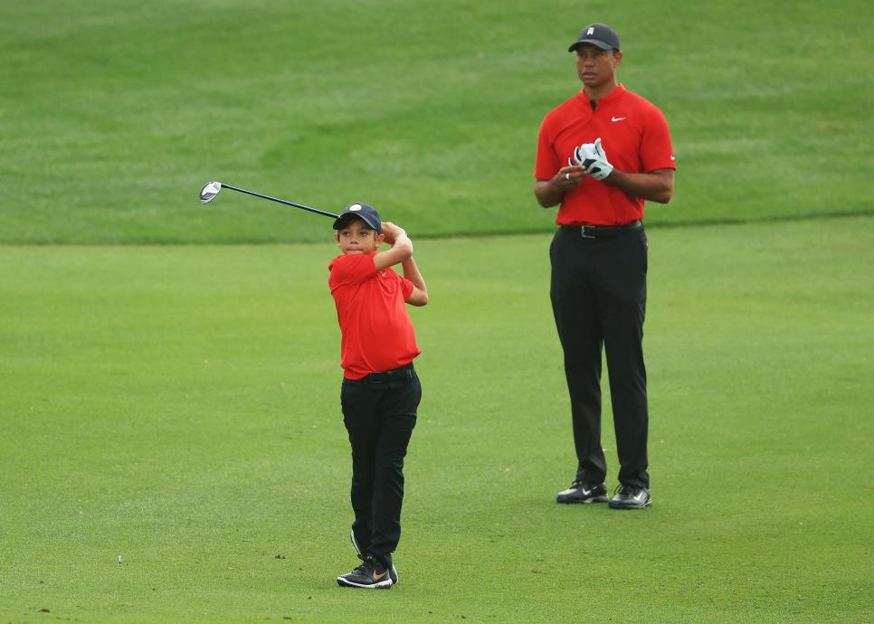 Tiger and Charlie Woods wrap up a special week with ‘memories for a lifetime’