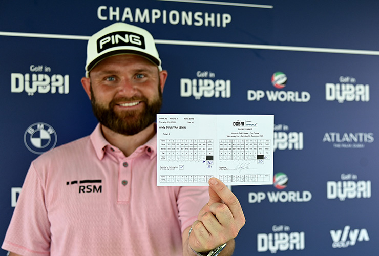 COVID helped cure Andy Sullivan’s golf funk and he chose a fitting day to prove it