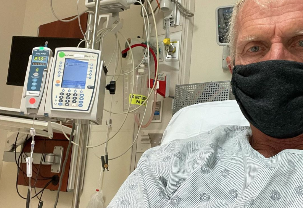 Greg Norman returns to hospital after returning postive COVID-19 test