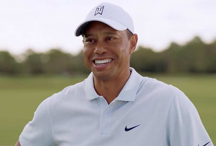 Tiger Woods on son Charlie: ‘He’s a little on the chirpy side’