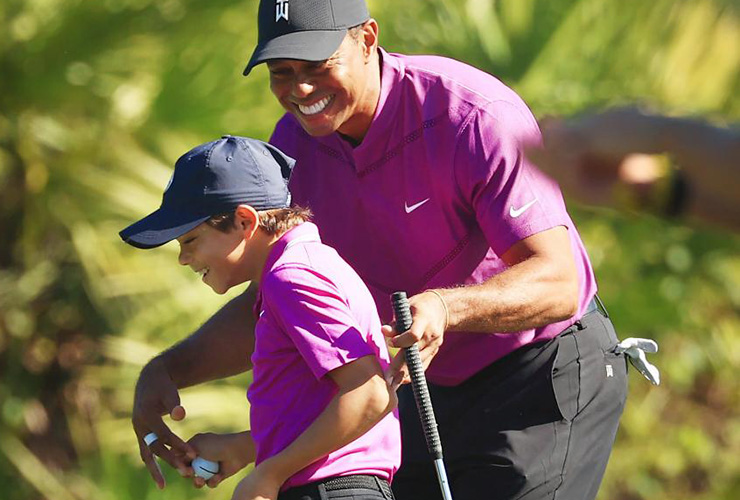 Tiger Woods beams after playing with son Charlie in PNC: ‘It was perfect’
