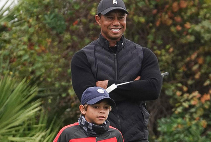 Tiger Woods’ focus playing with son Charlie at the PNC Championship is simple: have fun